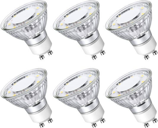 LE GU10 LED Light Bulbs 6-Pack