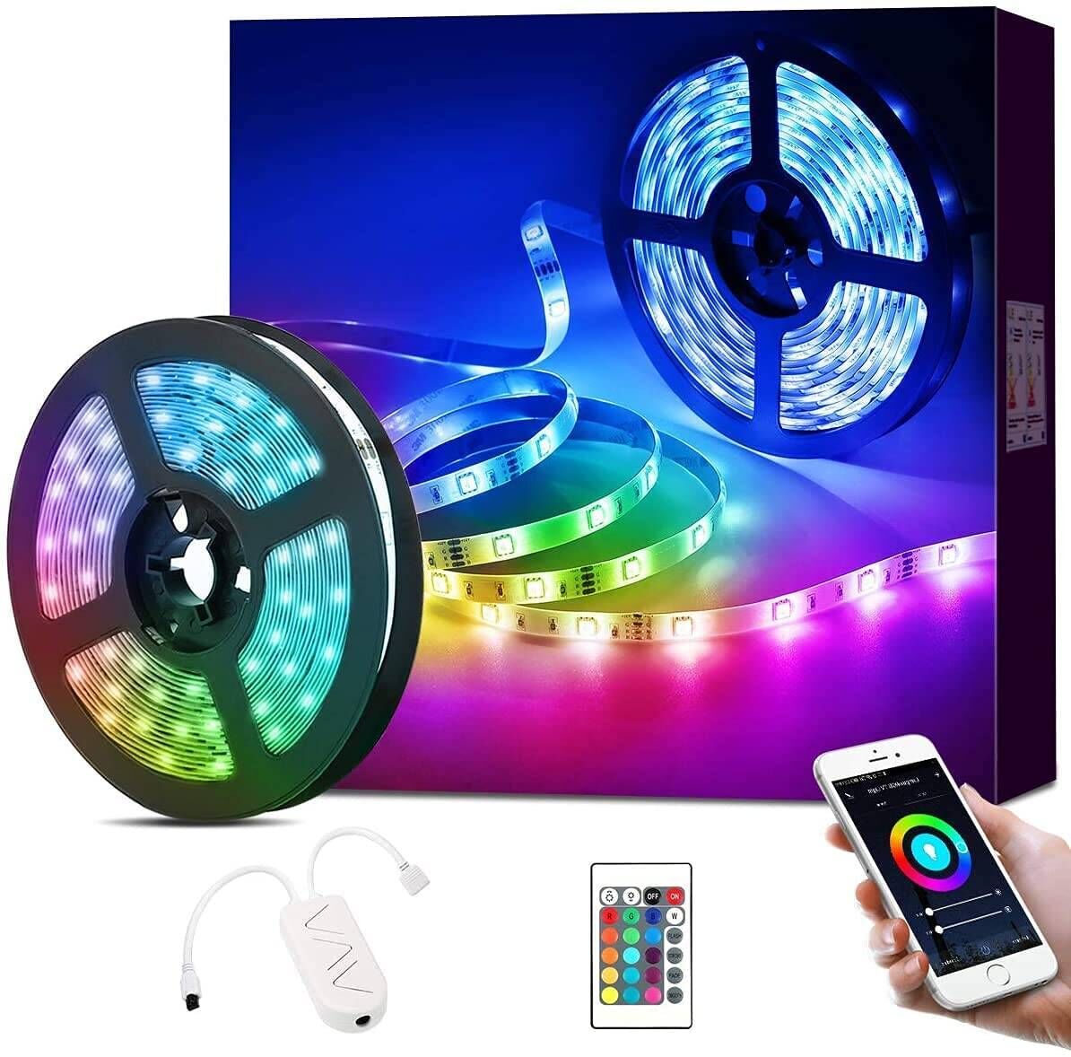 LE Smart LED Strip Lights 16.4ft Music Sync Color Changing