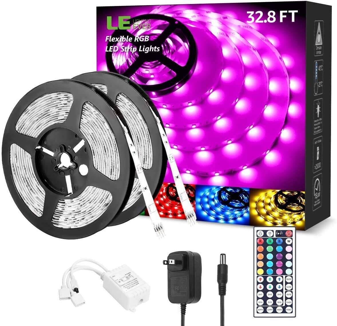 LE RGB LED Strip Lights 32.8ft