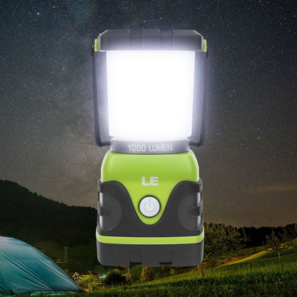 LE LED Camping Lantern (Waterproof, 1000LM, 4 Lighting Modes, Dimmable)