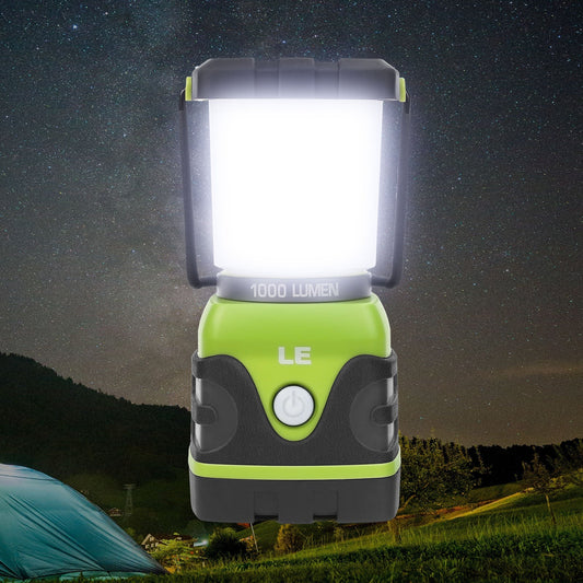 LE LED Camping Lantern (Waterproof, 1000LM, 4 Lighting Modes, Dimmable)