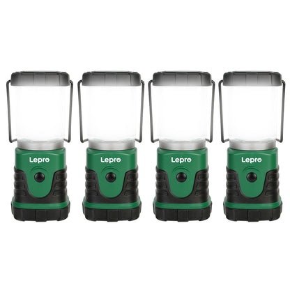 Lepro Camping Lanterns Mini , 330032 LED Battery Powered, 350 Lumens, Collapsible, IPX4 Water Resistant, Portable for Outdoor, Emergency, Hurricane, Storms, Power Outage