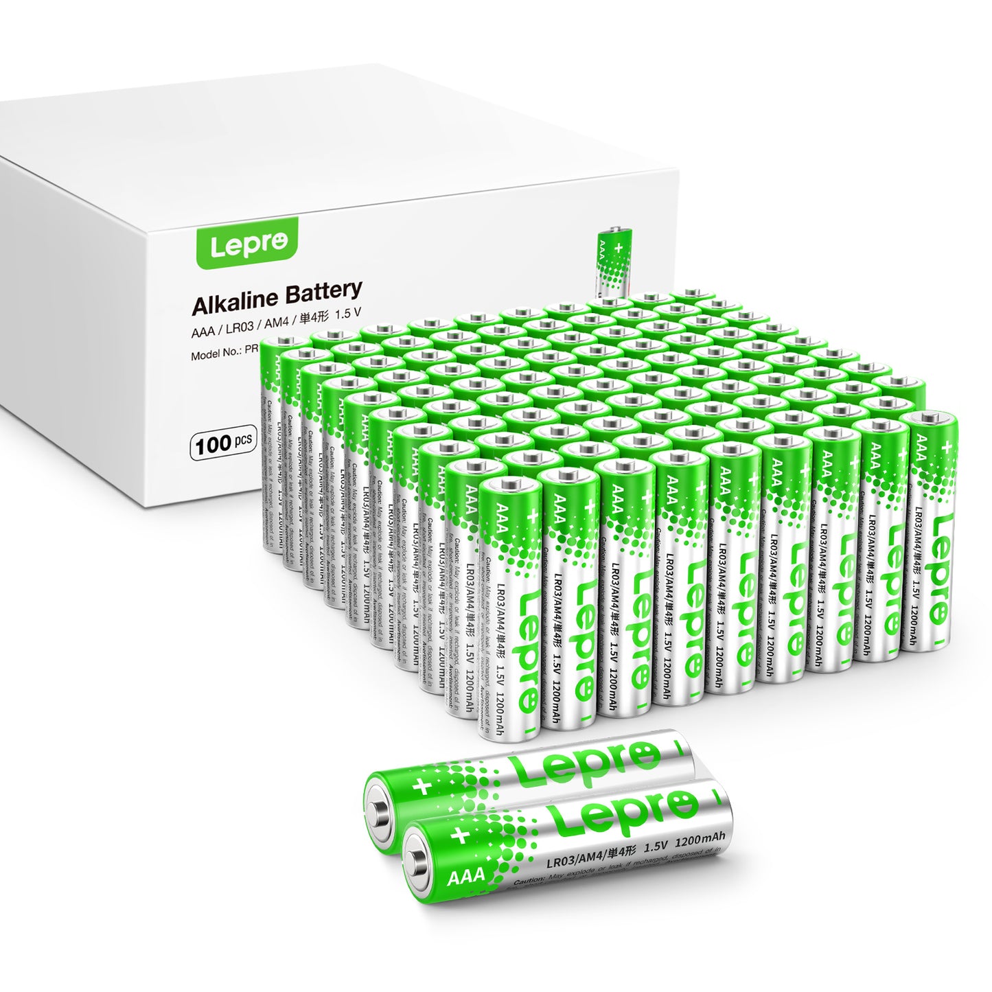 Lepro AAA Alkaline Batteries, 1.5 Volt, Holds Long Lasting Power up to 5 Years, Non-rechargeable