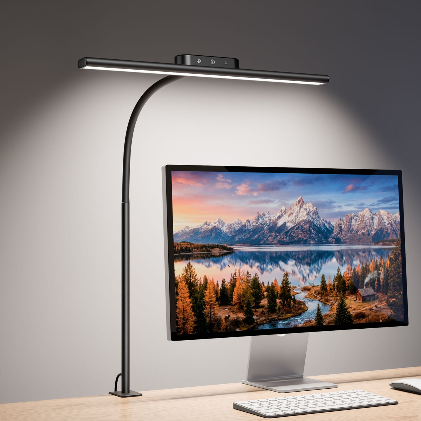 Lepro LED Clip-on Desk Lamp, White