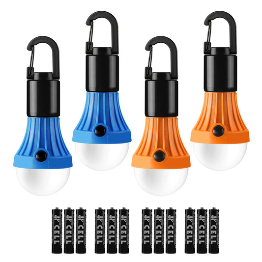 LE 4-Pack LED Camping Lanterns, Camping Accessories