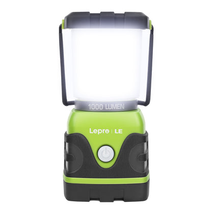Lepro Camping Lantern, 1000 Lumen Camping Lights Battery Powered, Dimmable Warm White and Daylight Modes, Lantern and Flashlight for Power Cuts, Emergency Lighting, Hiking, Fishing, Tents