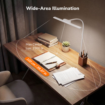 Lepro LED Clip-on Desk Lamp, White