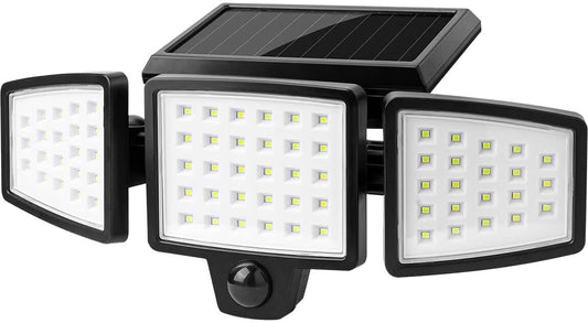 LE Solar Motion Sensor Flood Lights Outdoor - 1000LM