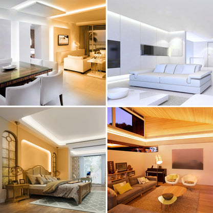 Lepro LED Strip Light, Tunable Warm to Cool White Tape Lights, 600pcs 2835 LEDs Bright Rope Lights Dimmable, Strong 3M Adhesive, Suitable for Christmas Decoration, Home & Bedroom Illumination
