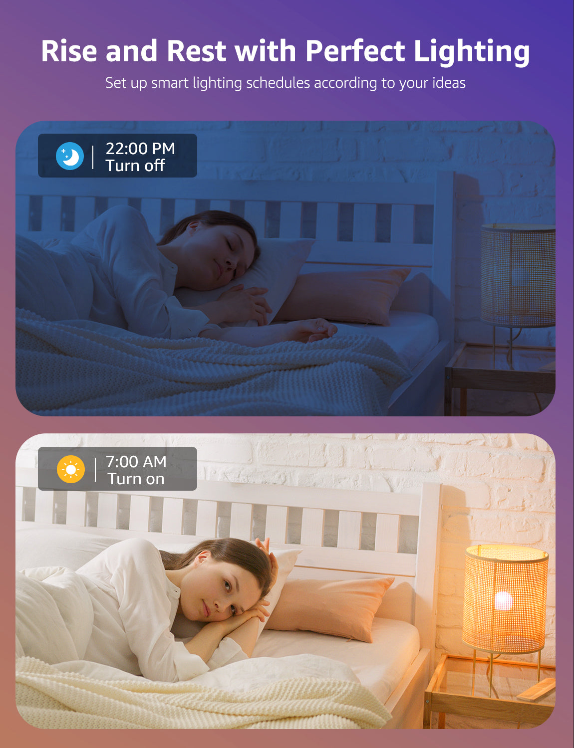 Lepro B1 AI Smart LED Bulb, Wi-Fi and Bluetooth Rgbww Color Changing, Works with Alexa and Google