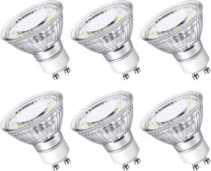 LE GU10 LED Light Bulbs 6-Pack