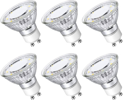 LE GU10 LED Light Bulbs 6-Pack