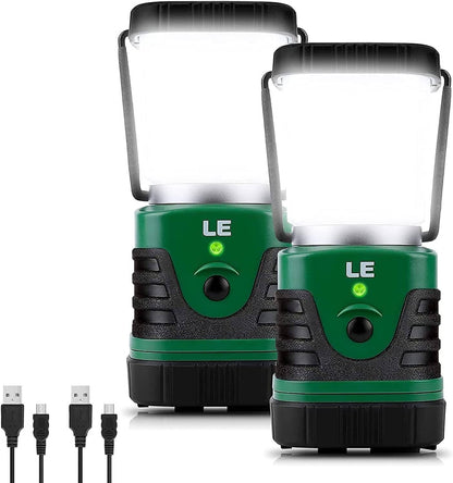 Lepro Rechargeable Camping Lanterns , LED 1000LM 4400mAh Long-Lasting Perfect Lantern Flashlight for Hurricane and Power Outage Emergency Backup
