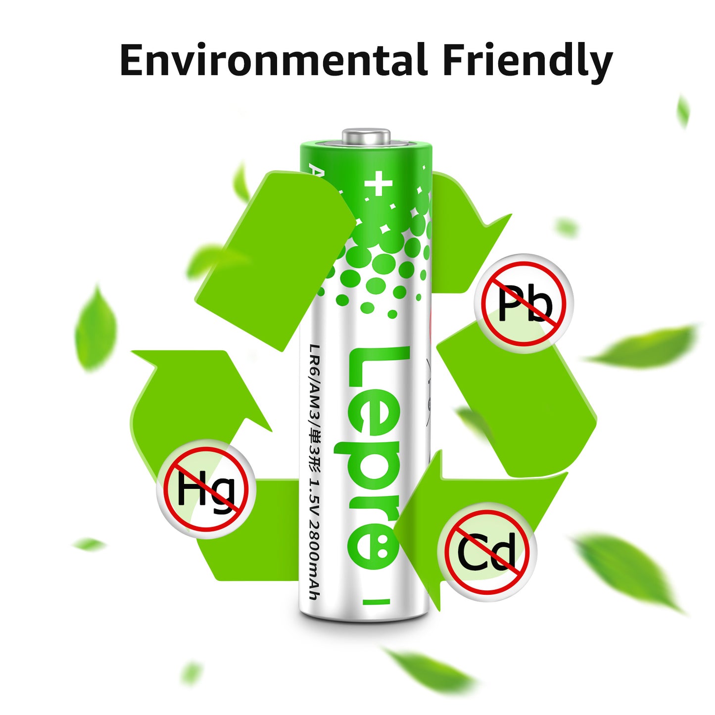 Lepro AA Batteries and AAA Batteries Value Combo, High Performance Alkaline Power, Non-rechargeable