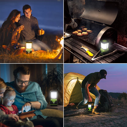 Lepro Camping Lantern, 1000 Lumen Camping Lights Battery Powered, Dimmable Warm White and Daylight Modes, Lantern and Flashlight for Power Cuts, Emergency Lighting, Hiking, Fishing, Tents