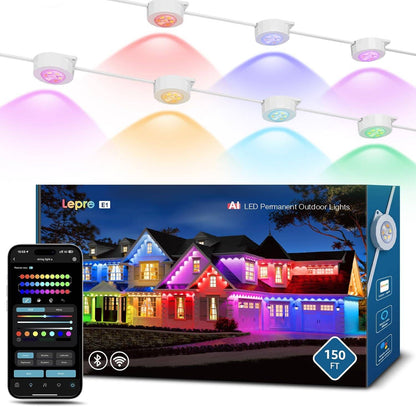LE E1 AI Permanent Outdoor Lights