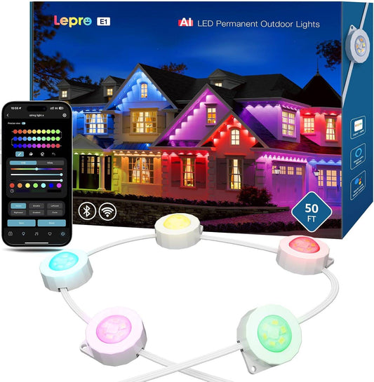 LE E1 AI Permanent Outdoor Lights
