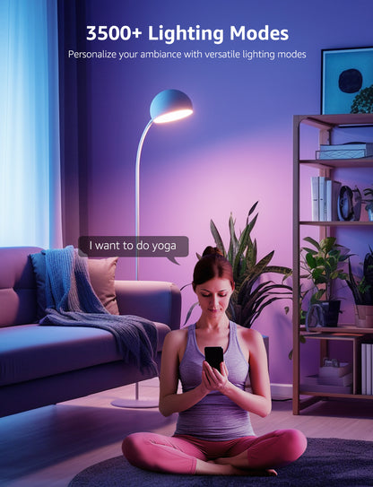 Lepro B1 AI Smart LED Bulb, Wi-Fi and Bluetooth Rgbww Color Changing, Works with Alexa and Google