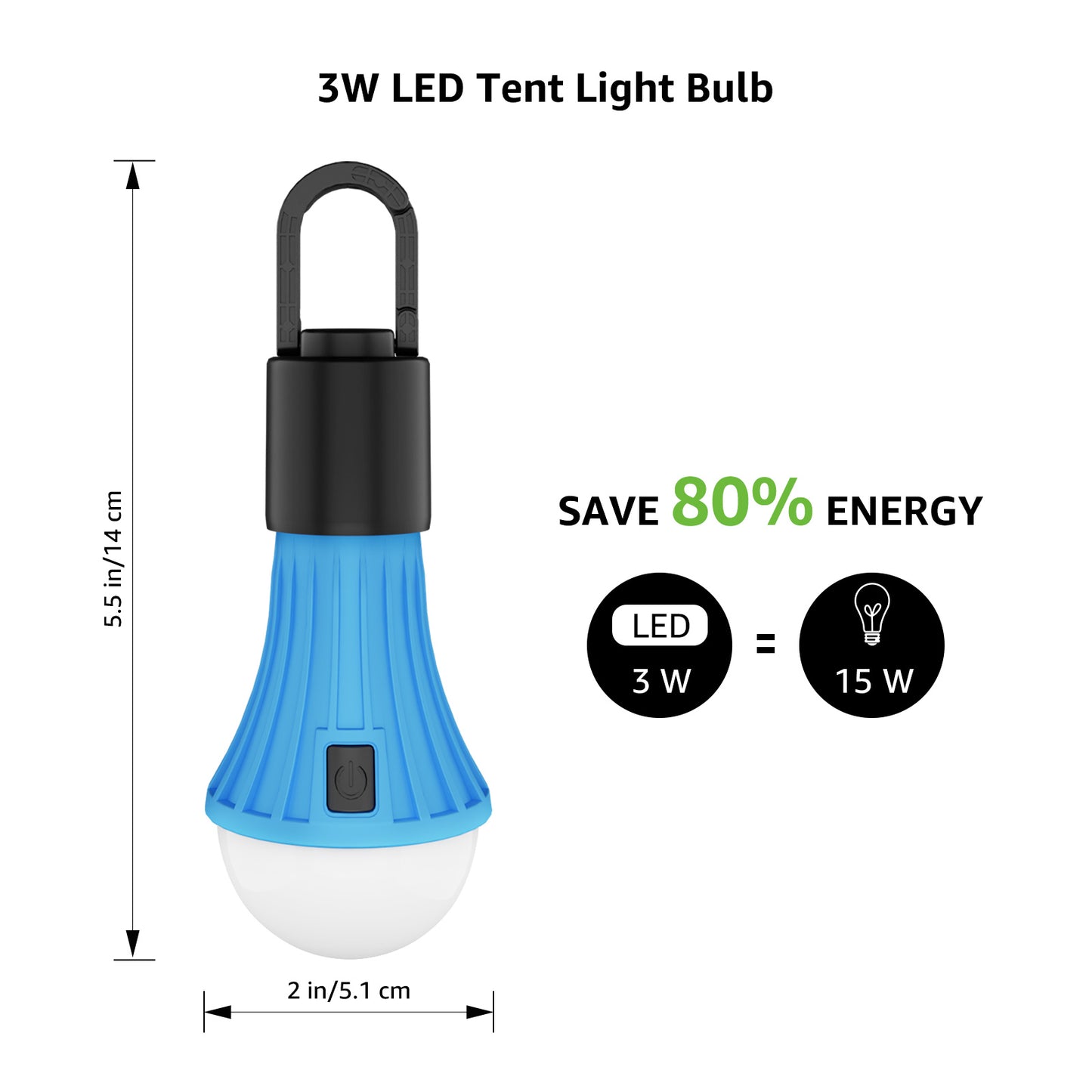 Lepro 2-Pack Rechargeable Camping Lanterns, 7 Light Modes (White & RGB), Hanging Tent Lights Perfect for Camping, Holidays, Decorations, and Emergency Use